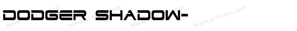 Dodger Shadow字体转换